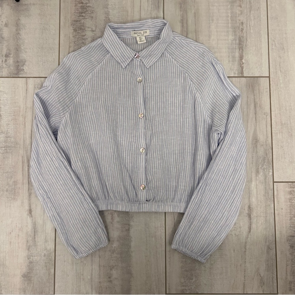 Rachel Zoe Linen Long Sleeve